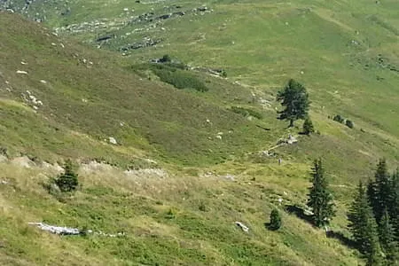 Abfahrt von der Otto-Leixl-Hütte 1911 m